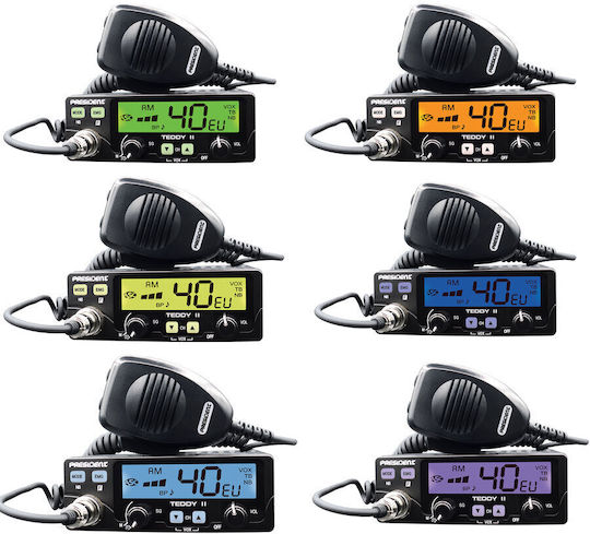 President Teddy II ASC CB Auto Stație Radio Emisie-Recepție Fără Fir 2.5W