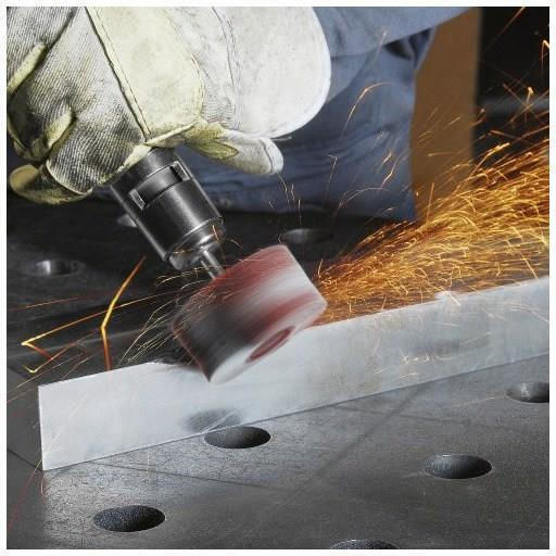 Τροχός Λείανσης Πτερύγια & Fleece Στέλεχος 6mm 80x40mm Lukas