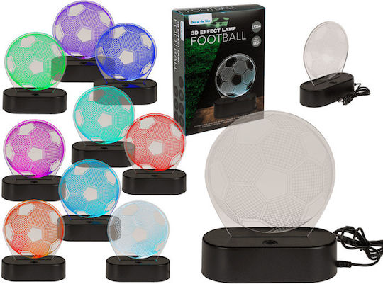 Illusion Led Νυχτός Επιτραπέζιο Φωτιστικό 3d Μπάλα 7 Χρώματα Ootb