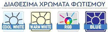 LED Фотисително Flat 333 24W 12V AC DC RGB Liner