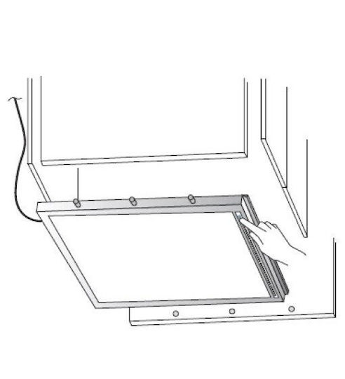 Illuminated Base Ada Forma E Funzione Aluminum Cabinet 204-fondoluc60