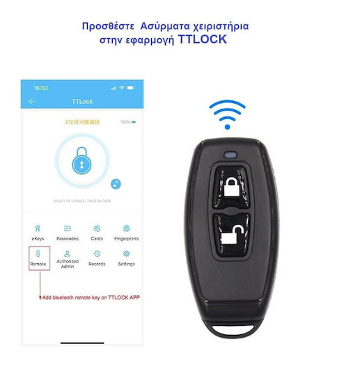 Wireless Remote Control Devices Ttlock Wireless Remote Key Fob Ht-r1 Bluetooth Ht-r1 Ttlock