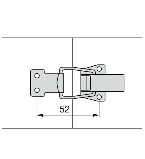 Table Latch for Italian Round Table Manart 244-153730#gal