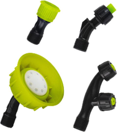TopGarden Ψεκαστήρας Πλάτης 12V με Μπαταρία 8Ah με Χωρητικότητα 16lt 4bar σε Πορτοκαλί χρώμα