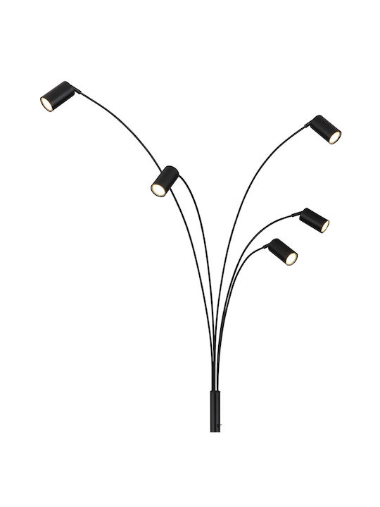 Globo Lighting Φωτιστικό Δαπέδου Υ204εκ. Μαύρο