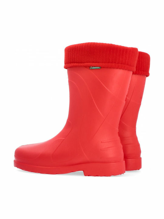 Demar Luna Frauen Sicherheitsgummistiefel Isolierte Rote