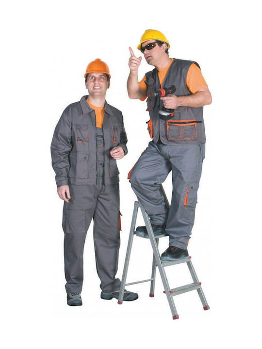 Φόρμα Εργασίας Ολόσωμη Stenso Desman Γκρι