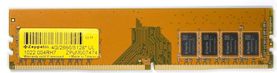 DDR4 με Module 1x4GB και Ταχύτητα 2666 για Desktop