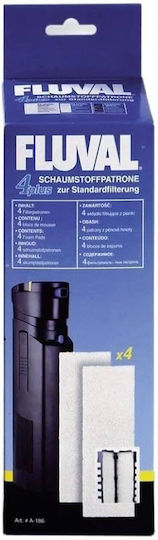 Hagen Sponge for Aquarium Filtering 4pcs