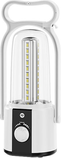 DP Craft Led Rechargeable Lantern for Camping with Flashlight 8W Red
