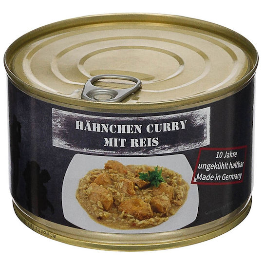 MFH Canned Curry Sausage Ready Meal With Meat 1056kcal 400gr 10 Years