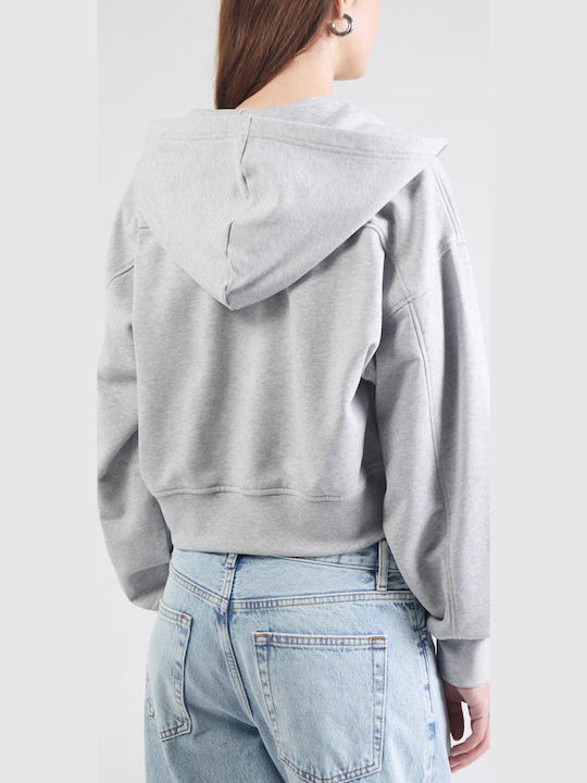 Calvin Klein Jacket Grey Heather with Hood