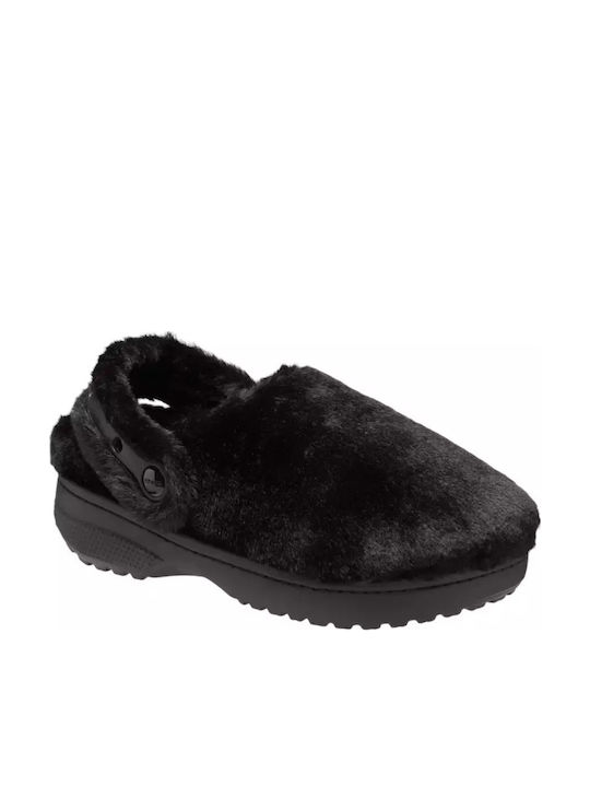 Unfurgettable Closed Women's Slippers Black