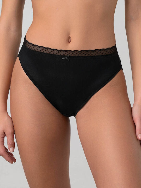 Talie înaltă Femeie Slip Cream