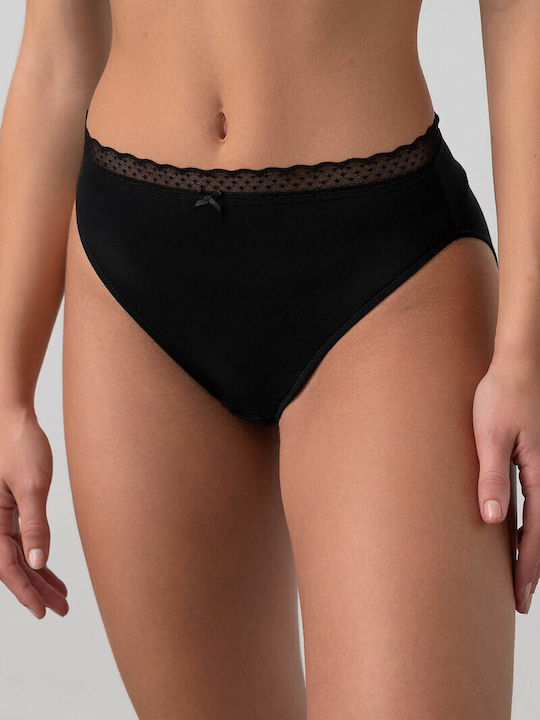 Talie înaltă Femeie Slip Cream