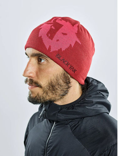 Unisex Fleece Headband Πλεκτό σε Κόκκινο χρώμα