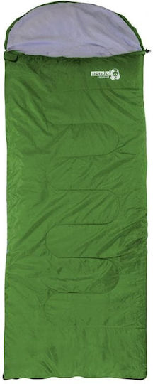 Panda Sleeping Bag Single 2 Seasons Bike Hood 180 Light Green