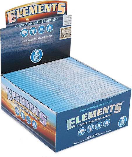 Elements King Size Zigarettenpapiere King Size 33 Blätter 50Stück