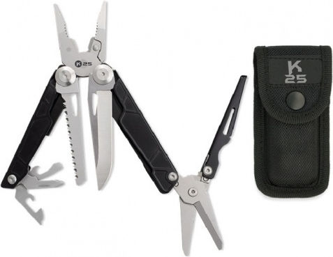 K25 Multitool Schwarz mit Scheide