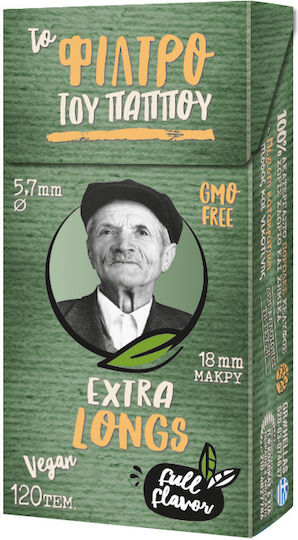 Tou Pappou Vată pentru țigări Simplu 5.7mm 120x1buc