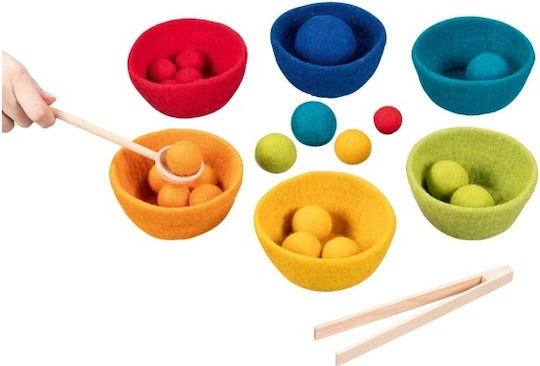 Goki Montessori Educational Game Knowledge made of Wood for 3+ Years Old