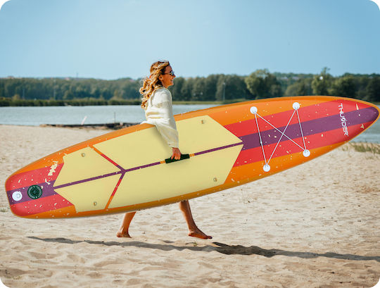 Thunder Inflatable SUP Board 320cm Gonflabilă Placă SUP cu Lungime 3.2m Portocaliu