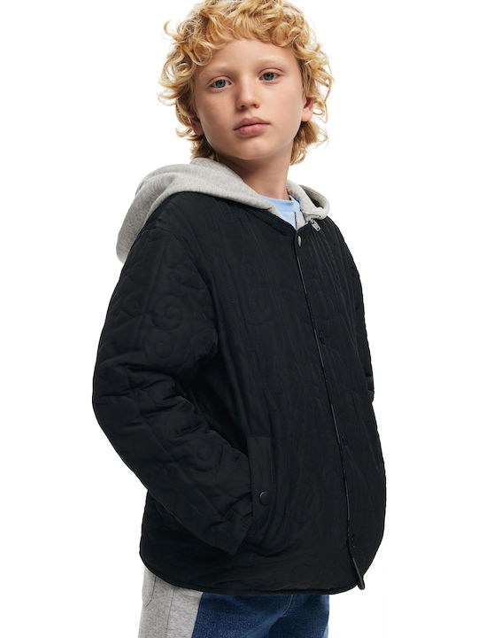 Kids' Casual Jacket Gray Collage