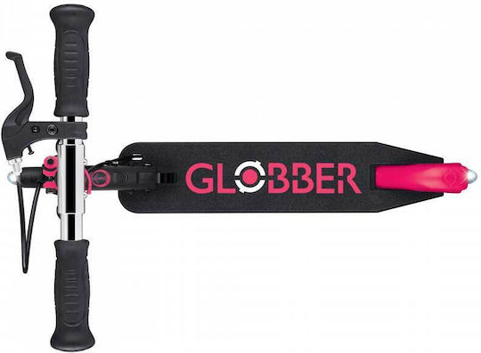 Globber Παιδικό Πατίνι Αναδιπλούμενο Flow Element Junior Lights Δίτροχο Μαύρο