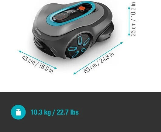 Gardena Sileno Max 800 Ρομποτική Μηχανή Γκαζόν