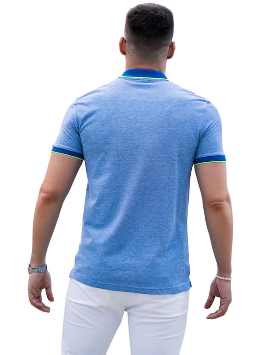 Tricou Polo Club Albastru Deschis