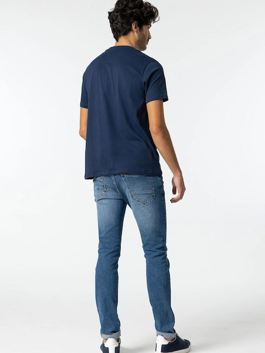 Tiffosi Jeans Liam Schlank Passform Blaue Herrenhosen