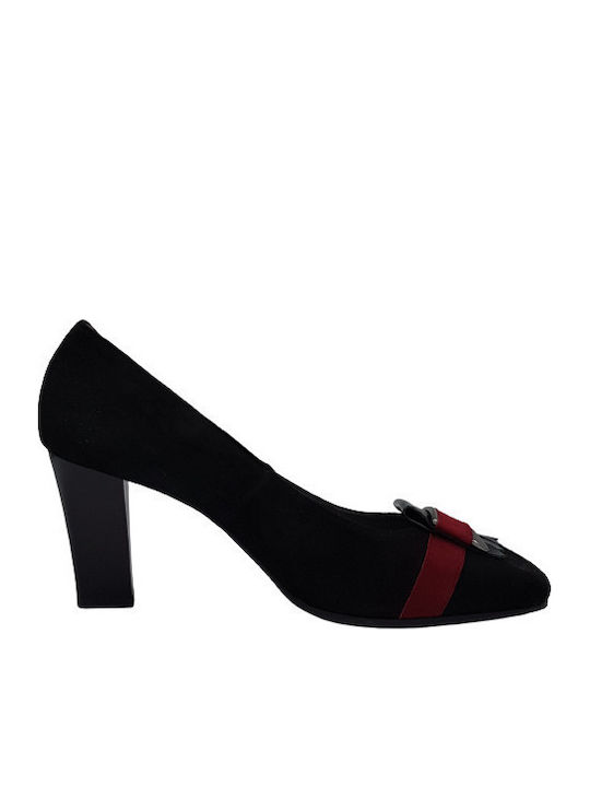 Soffice Sogno Pantof Cu Toc Negru 6191 Black