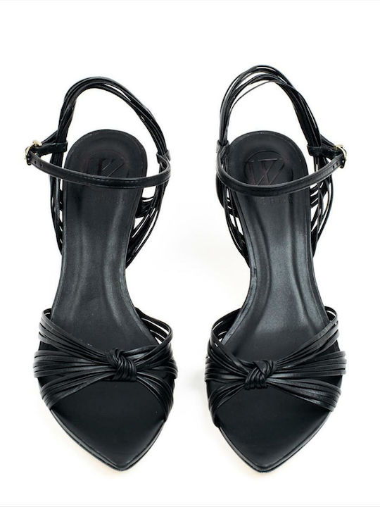 Damen Sandalen Werner 40120010 Schwarze