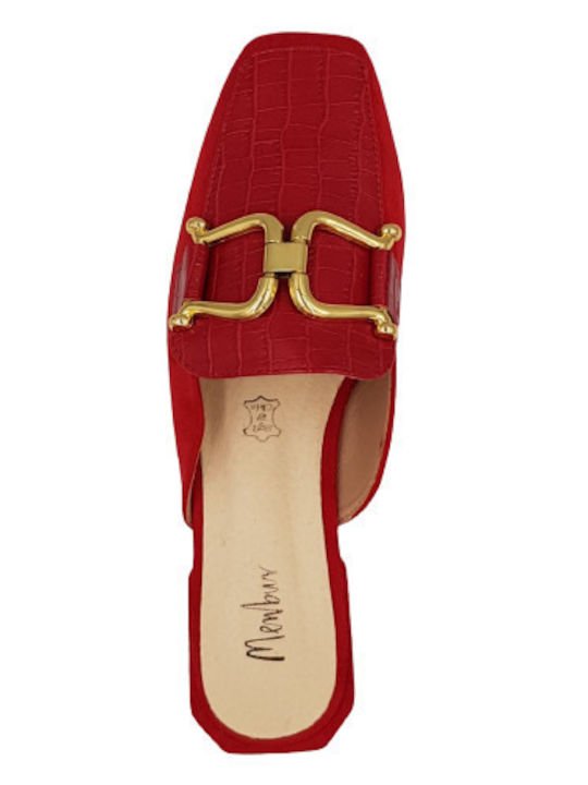 Menbur Mule Slipper Red 022805 07 Red