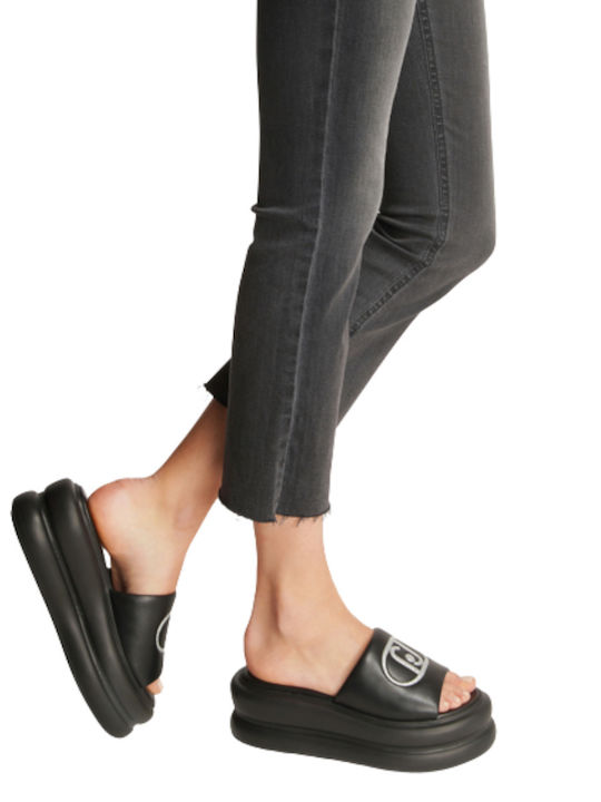 Liu Jo Aria 04 Slippers Flat Form Spreading Black 22222 Γυναικείο