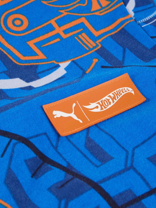 Kinder-T-Shirt Blue Hot Wheels