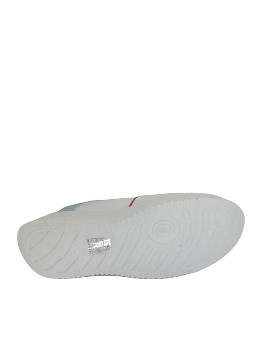 Olympic Stores Ly431 Γυναικεία Flatforms Sneakers Λευκό Ροζ