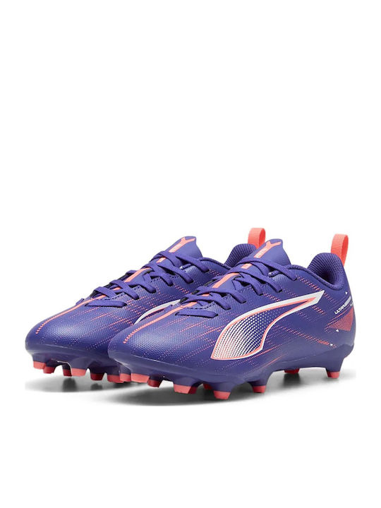 Ultra 5 Play Kids Molded Soccer Shoes Purple