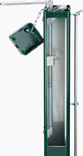 Tennis Posts Square Set 2 Dark Green