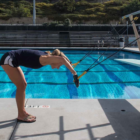 Breaststroke Machine S108-strechcordz Red Stretch Cordz Red