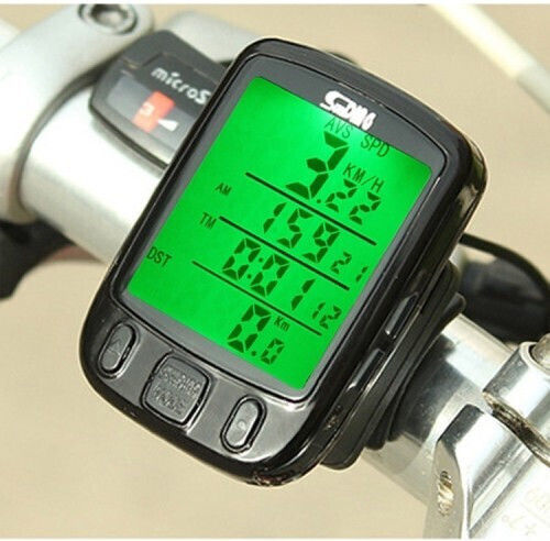 Sunding Sd-563b Waterproof Wired Bicycle Computer-Speedometer Large LCD Screen 2100029627385