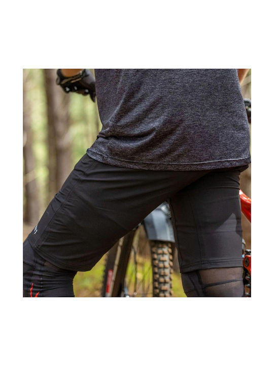 Pantaloni Scurți Unit Terrain Flex Mtb Negri
