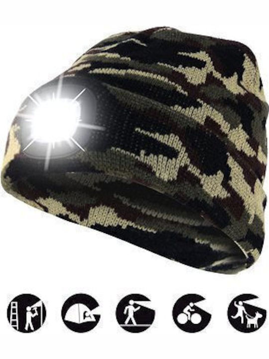 Σκουφος Παραλαγης Κεφαλης Φακο Led Velamp Cap06