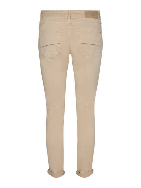 Mos Mosh Women's Trousers Decorative Trousers at Waist Regular Fit 137290 Cuban Sand