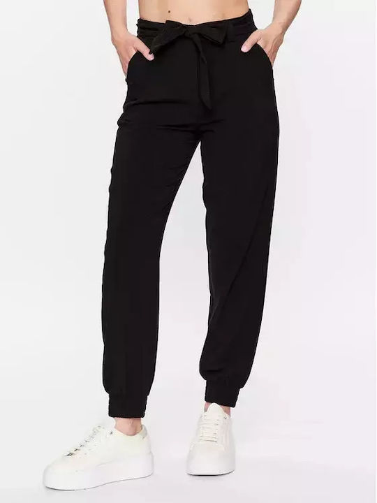 B.young Casual Παντελόνι Λάστιχο 20810874 Black