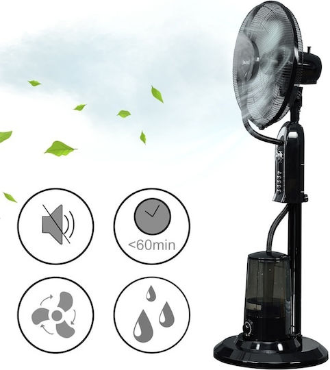 Ventilator Cu Ceață De Apă Putere 75W Diametru Ventilator 40cm Negru