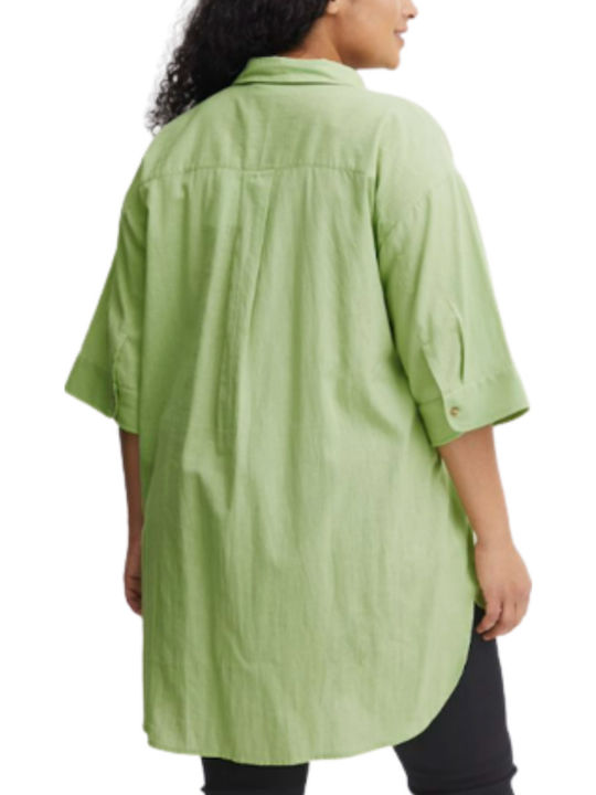 Fransa Fpmaddie Shirt Short Sleeve 20612019 Green Women's Shirt