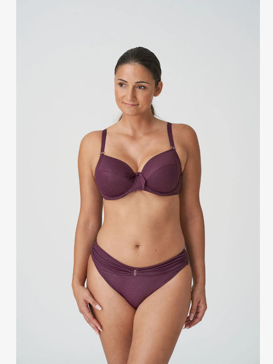 Primadonna Dalyan Swimsuit Bra Full Cup Burgundy