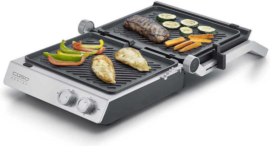Caso SteakChef Τοστιέρα Γκριλιέρα 2000W Γκρι