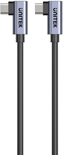 Unitek USB 2.0 Cable USB-C Male - USB-C 100W PD Black 0.5m
